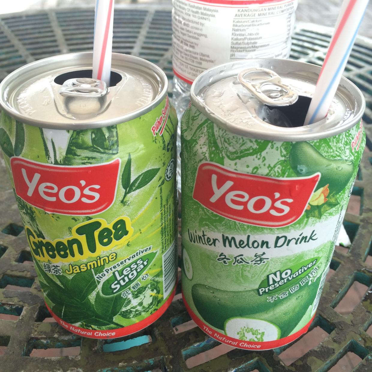 Yucky winter watermelon and green tea drinks