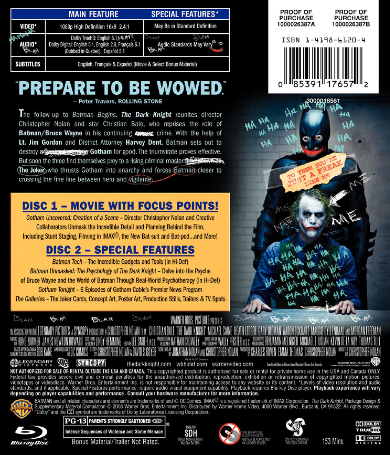 The Dark Knight Dvd Blu Ray Release Date And Covers