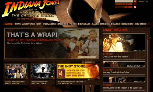 Indiana Jones Official Site