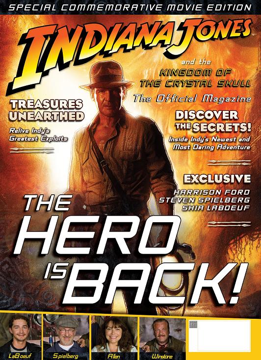 Indiana Jones Movie Magazine Cover