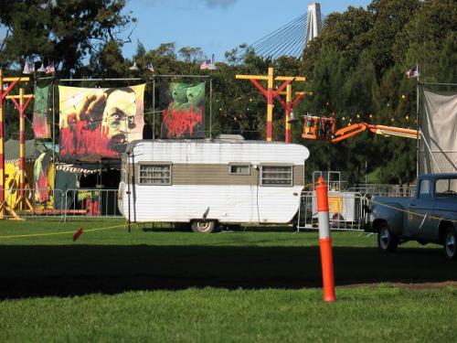 Wolverine set in Federal Park Sydney